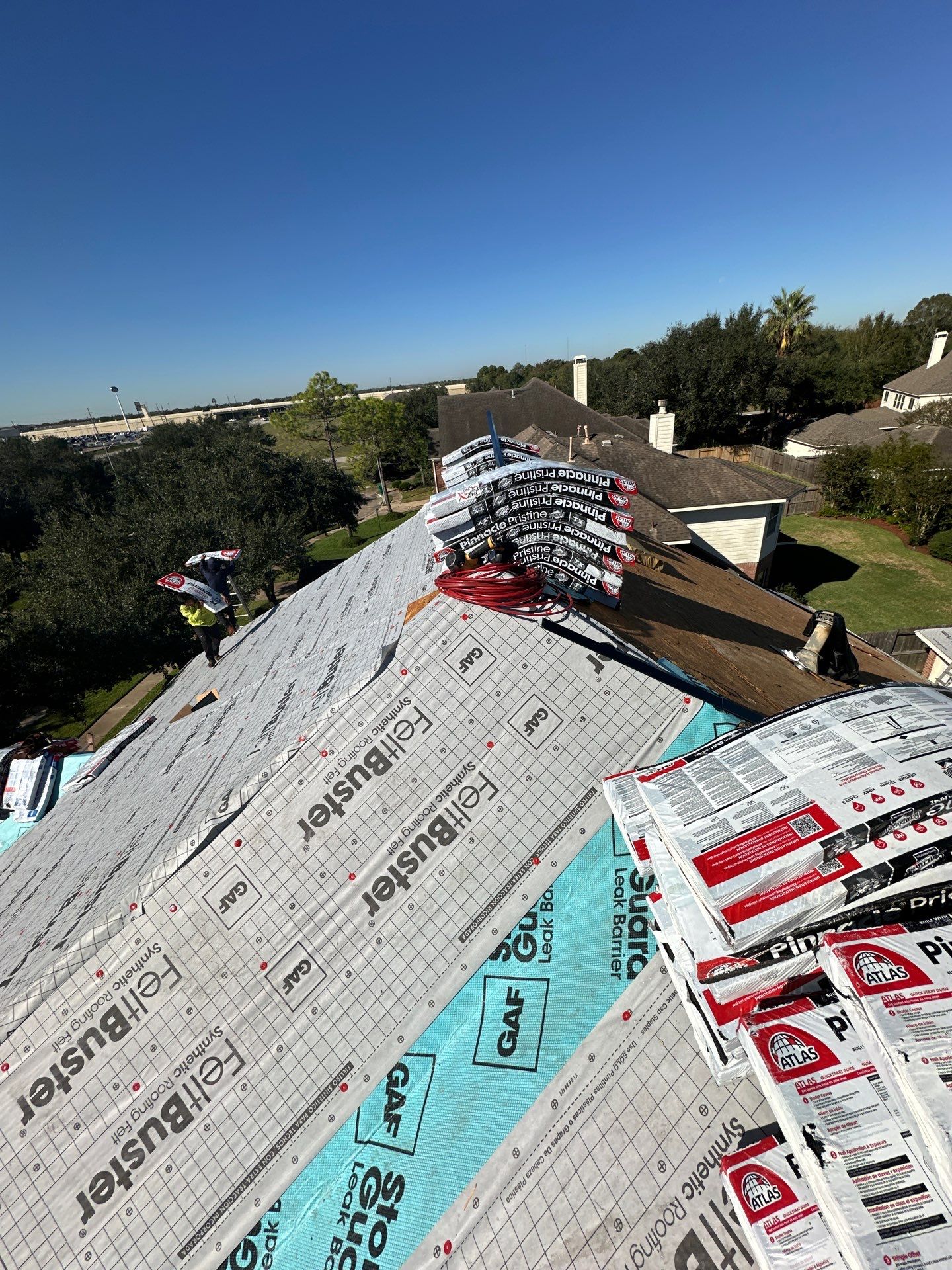 Project in Pearland by Motion Roofing