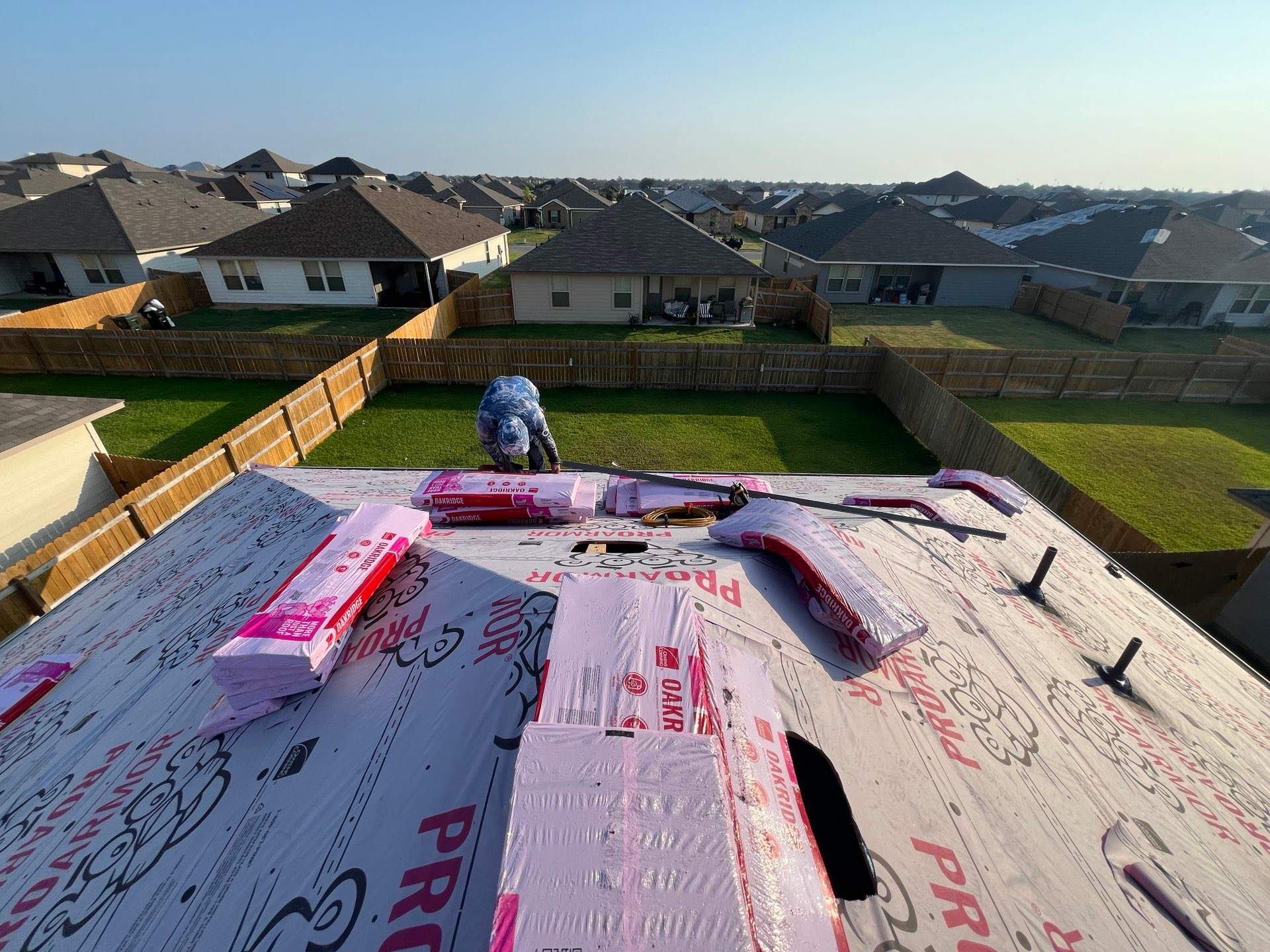Residential Roofing Installation using Owens Corning Oakridge by Kstylez Roofing & Construction