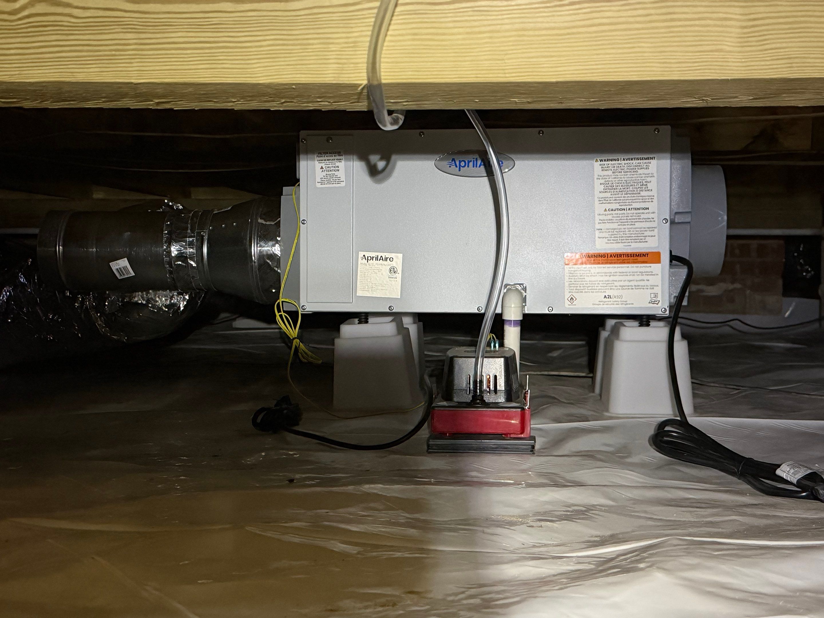 Project in Smithfield by Patriot Crawl Space Repairs