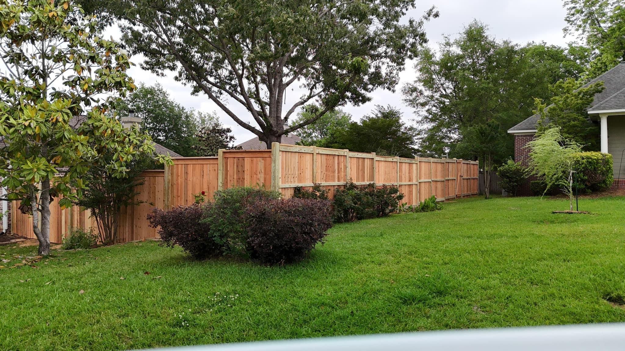 8' Cedar Good Neighbor 6x6 by Roberson Construction LLC