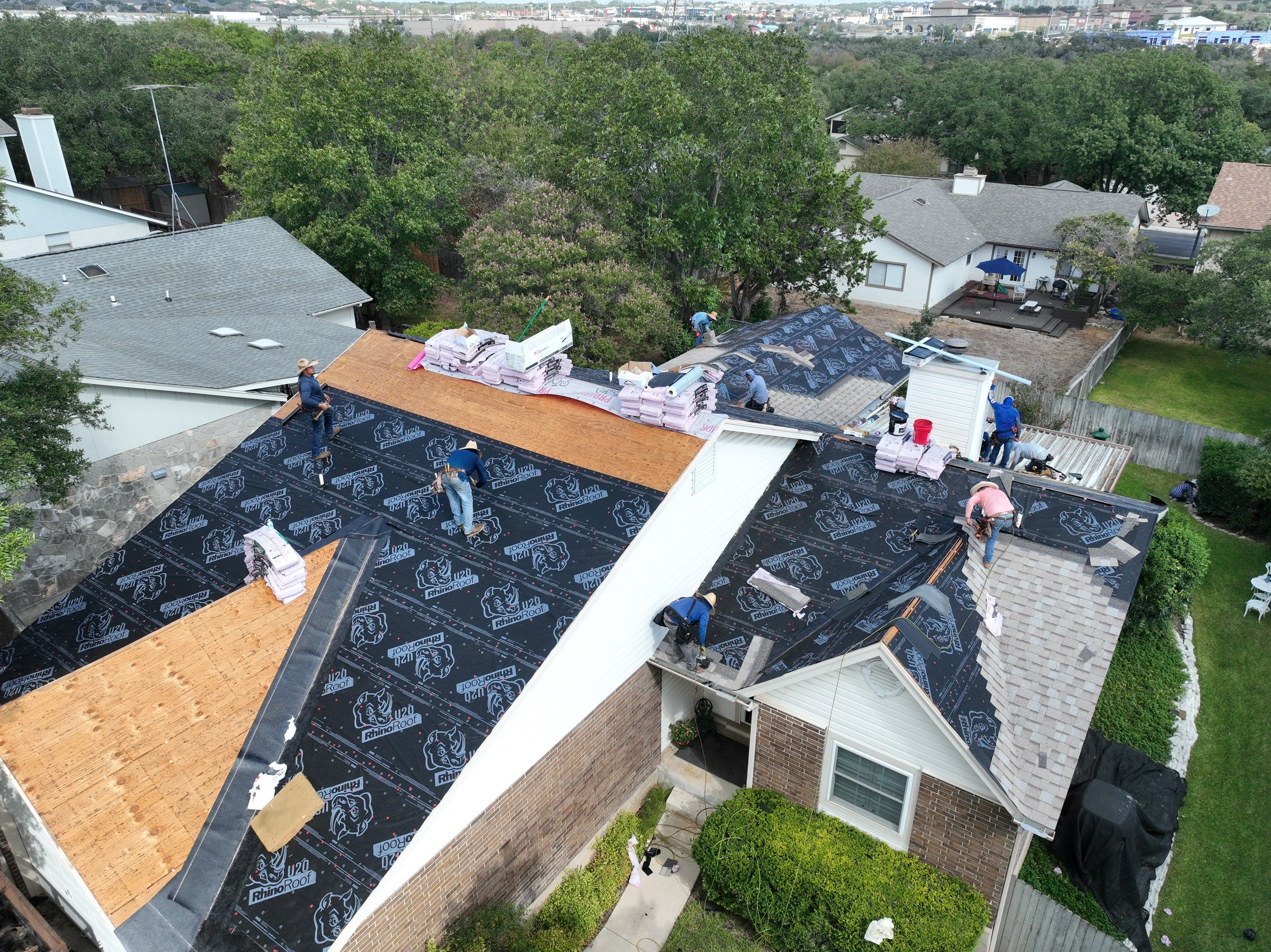 Residential Roof Replacement using Owens Corning 30 year Architectural Shingles by Premier Roofing and Contracting
