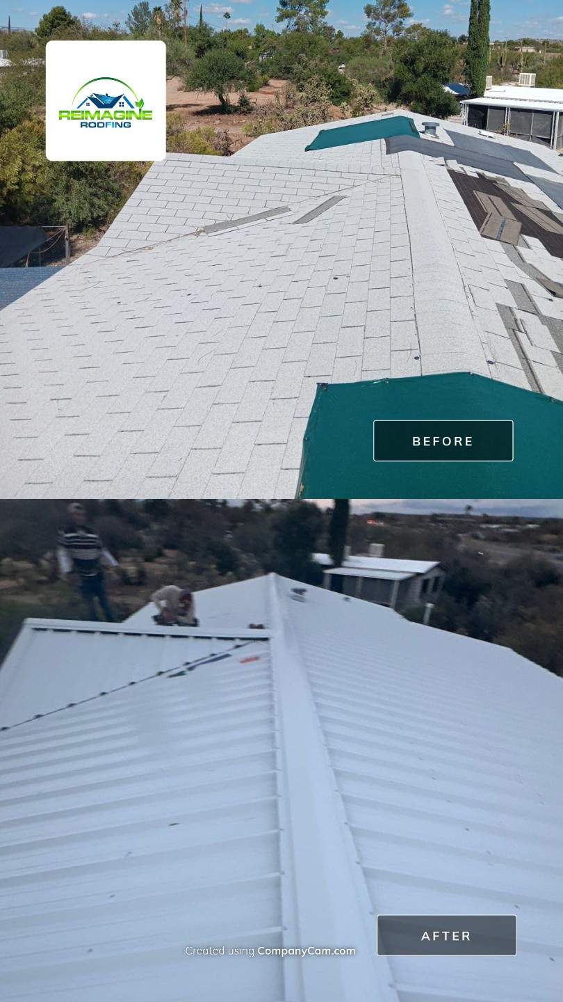 Polar White Exposed Fastener by Reimagine Roofing