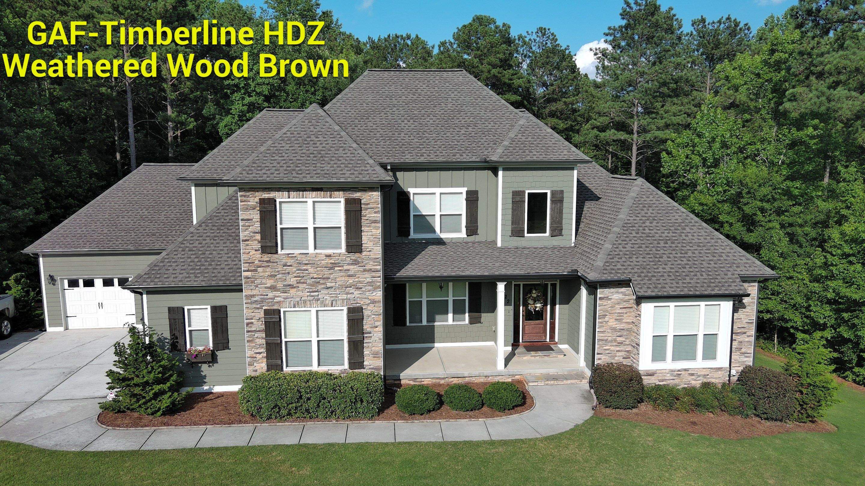 New roof installation and shingle colors by Rhino Restoration