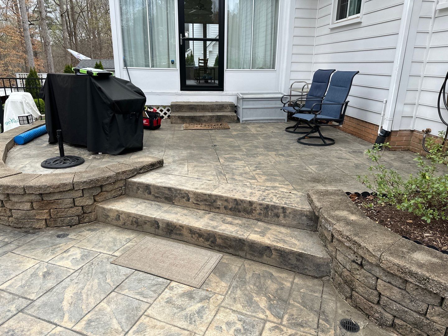 Pool Deck using AcryFin by DuraSeal