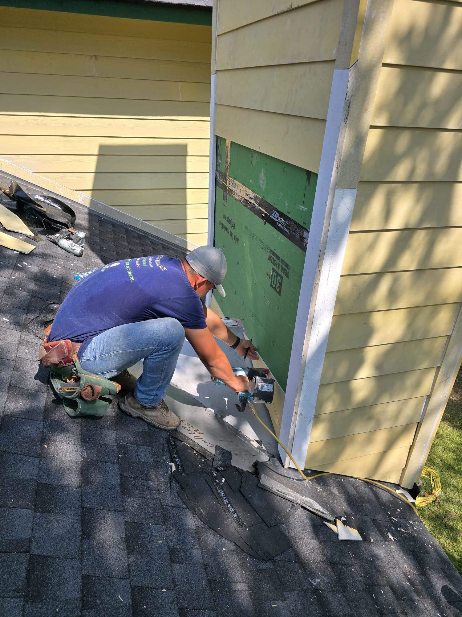 Architectural Shingle Roofing Replacement and Decking Repair in Cedar Park by Caliber Restoration LLC