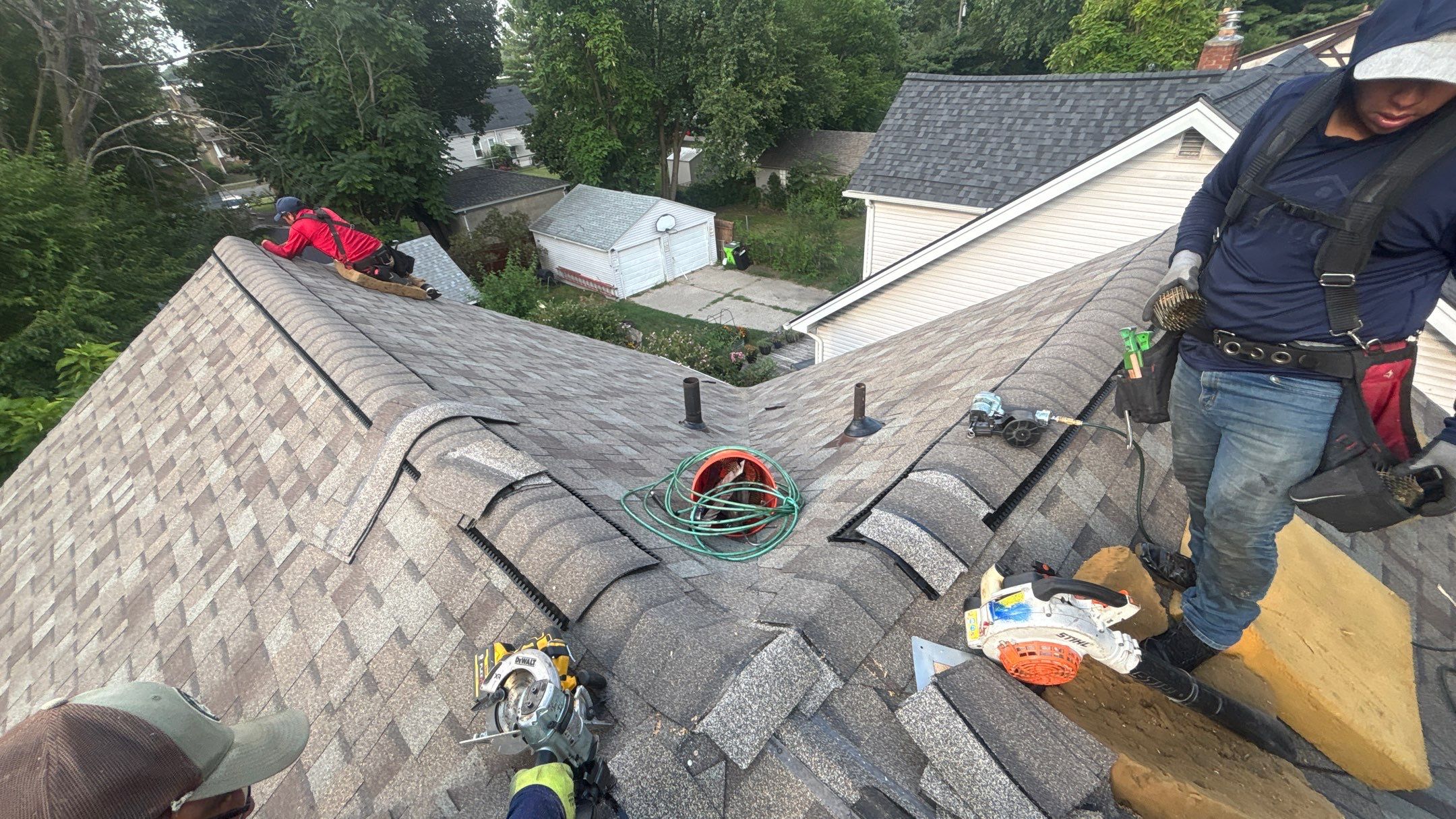 Roof Replacement using Owens Corning Driftwood by 180 Contractors