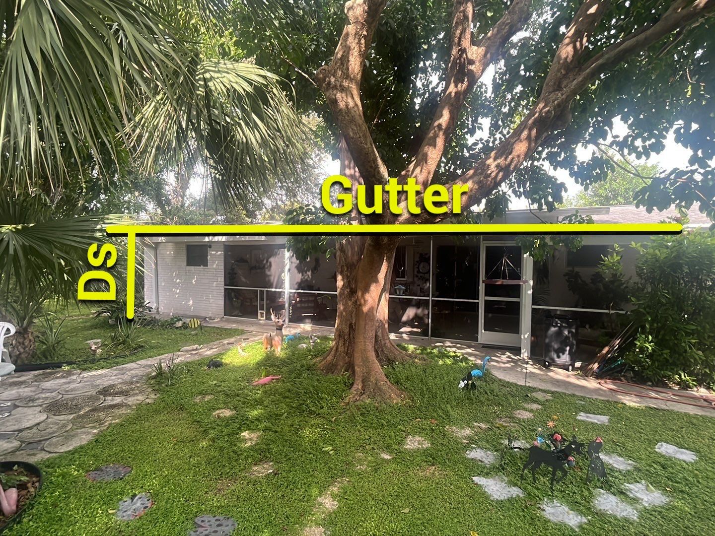 Aluminum Seamless Gutters and new Splash Guard Gutters in Fort Myers by Gutter Professors