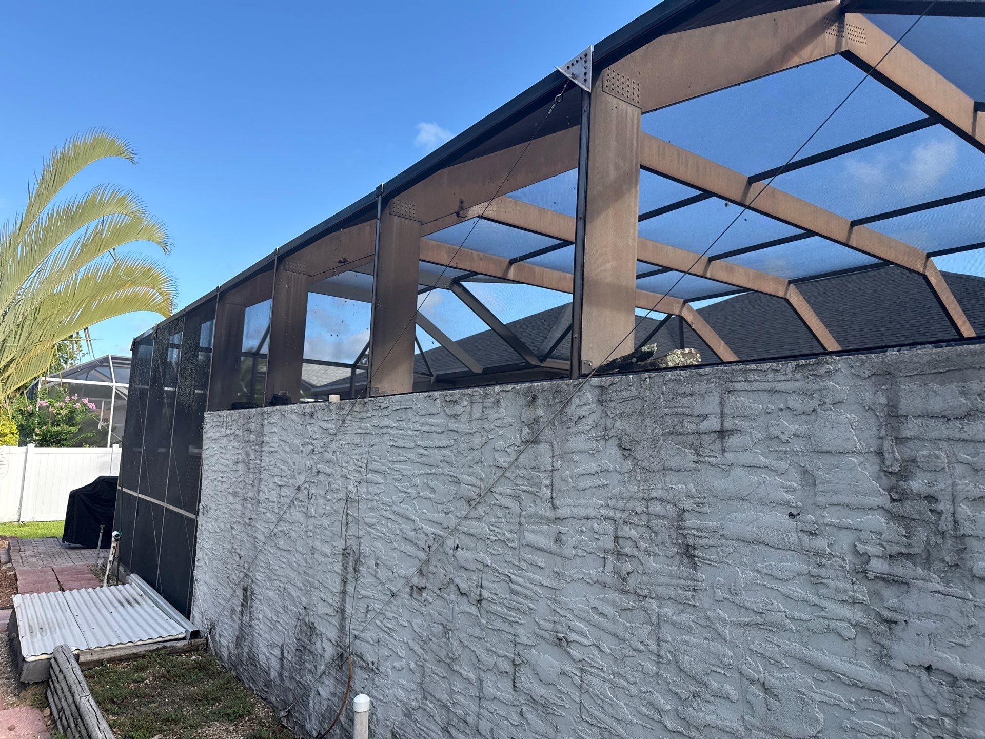 Pool Cage Screen Enclosure Cleaning – Oakley Community, Ellenton, FL 34222 by Sunshine AquaWash