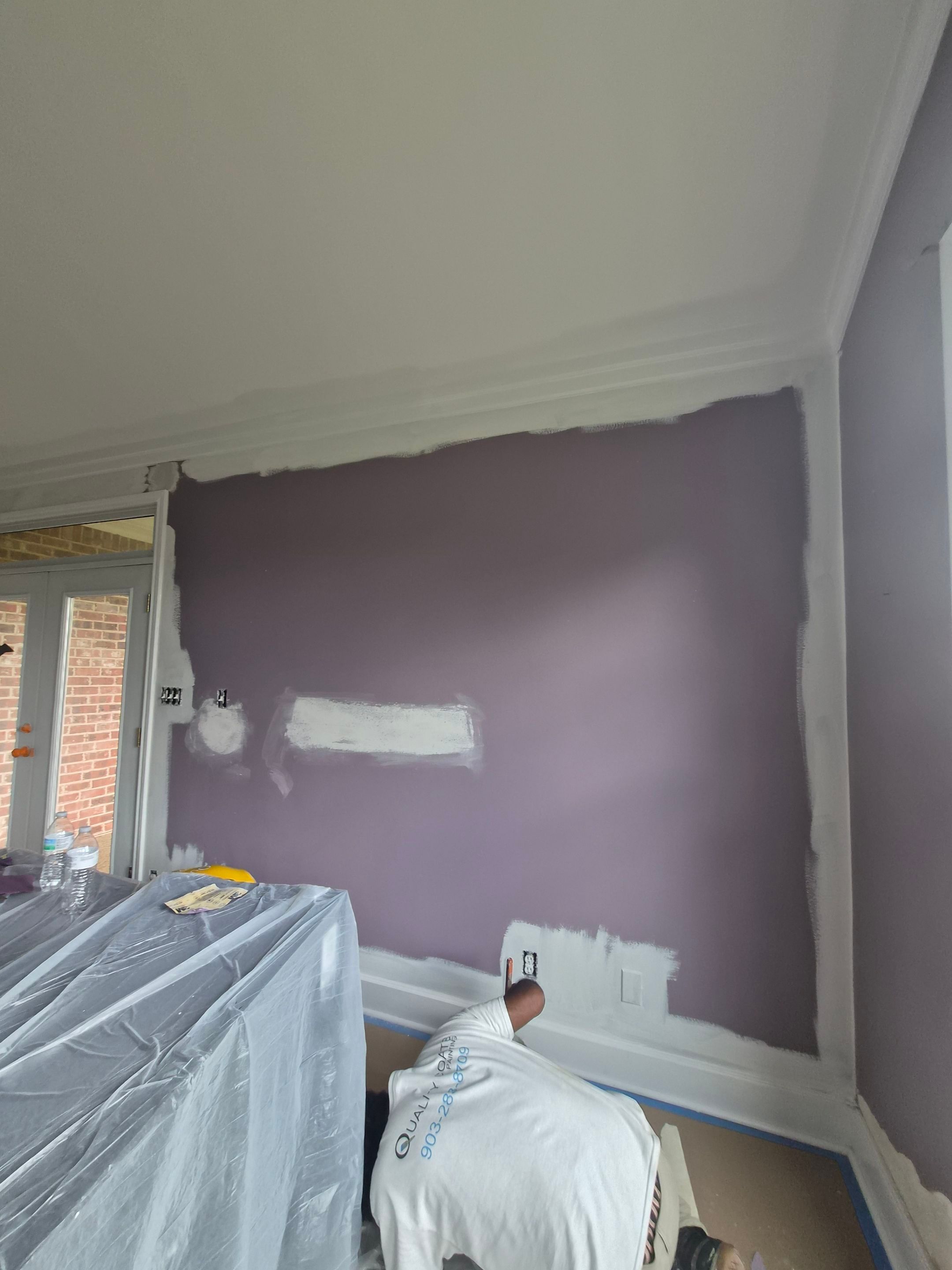 Extensive Interior Repair & Repaint in Tyler TX by Quality Coats Painting
