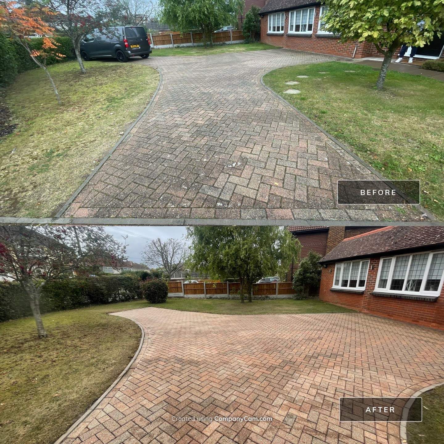 Roof, Driveway And Pathway Clean using Mosmatic FSC and Biocide by Ges Exterior Cleaning ltd