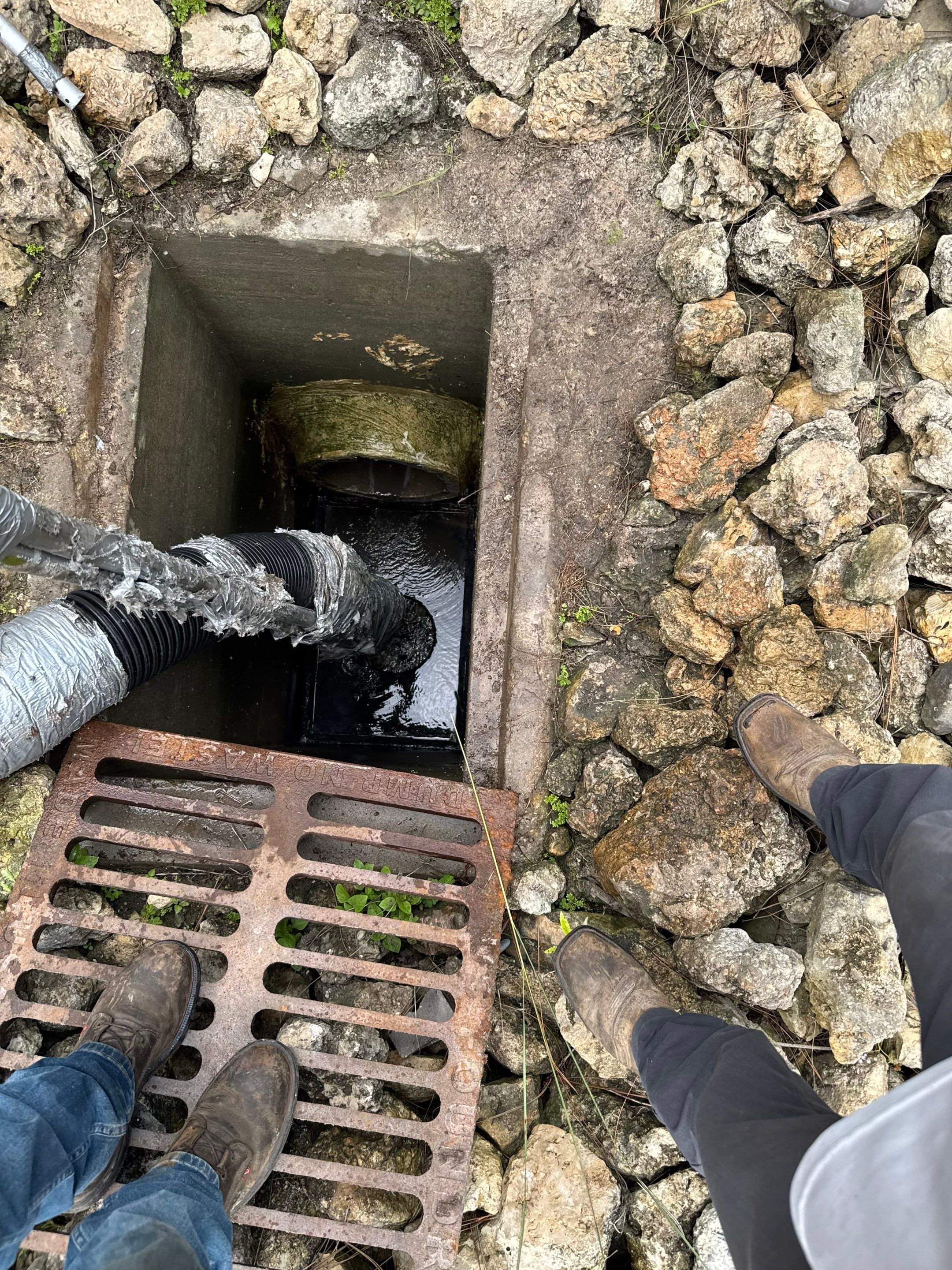 North Naples Community Stormwater Catch Basin Cleaning by APS Power & Water