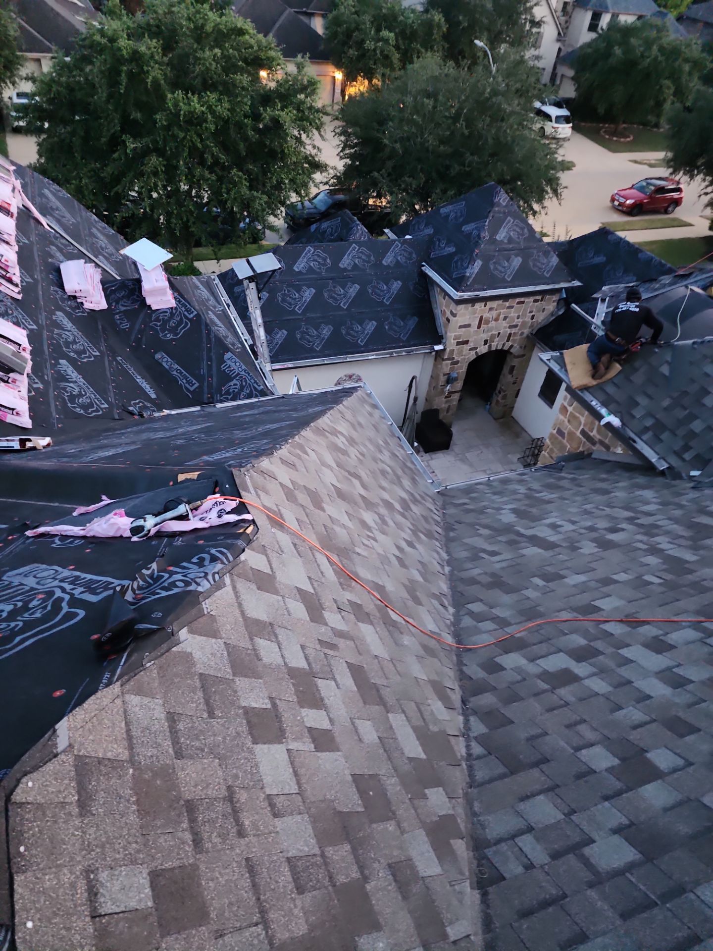 Residential Roofing Repair using Owen's Corning Duration (Lifetime) Shingles by Roof Repair Services LLC