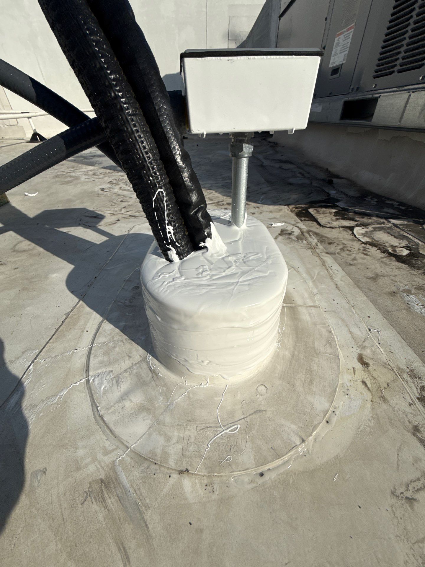 TPO Pitch Pans by First Out Roofing 