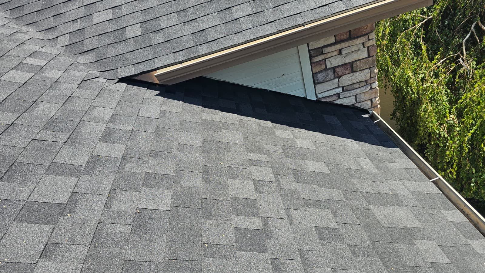 Complete Residential Roof Replacement Featuring Gray Architectural Shingles in Meridian by Olive Roofing