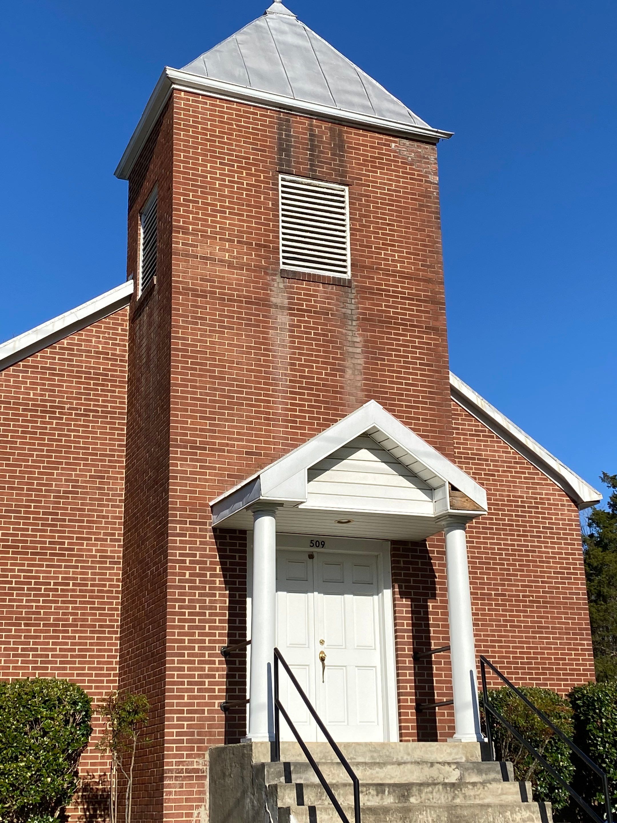 Primitive Baptist Church using Standing Seam Metal by Just In Time Roofing and Restoration