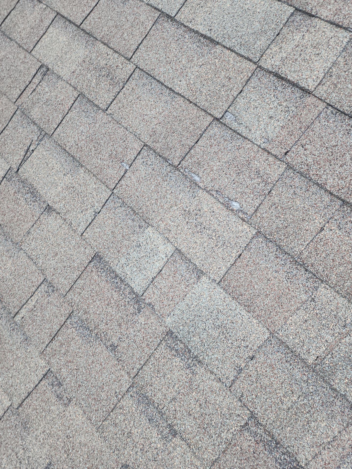 Hail Damage using Owen's Corning Duration (Lifetime) Shingles by Roof Repair Company