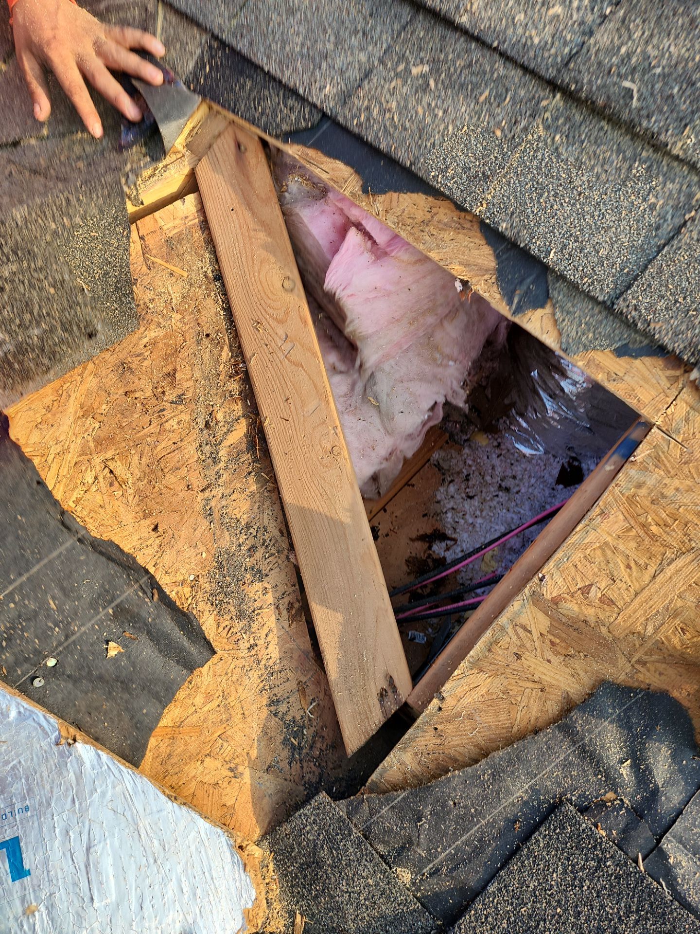 Hail Damage using Owen's Corning Duration (Lifetime) Shingles by Roof Repair Company
