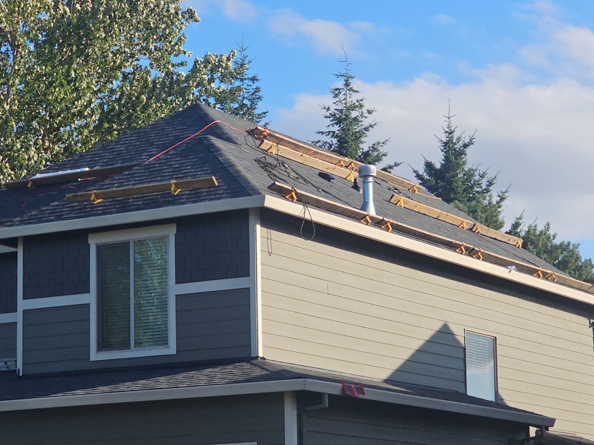 Project in Oregon City by Tom Leach Roofing