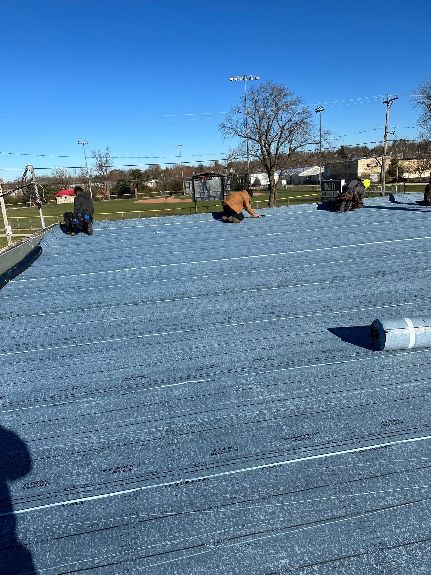 Commercial Roofing using Certainteed Flintastic Self Adhered by Stendahl Services