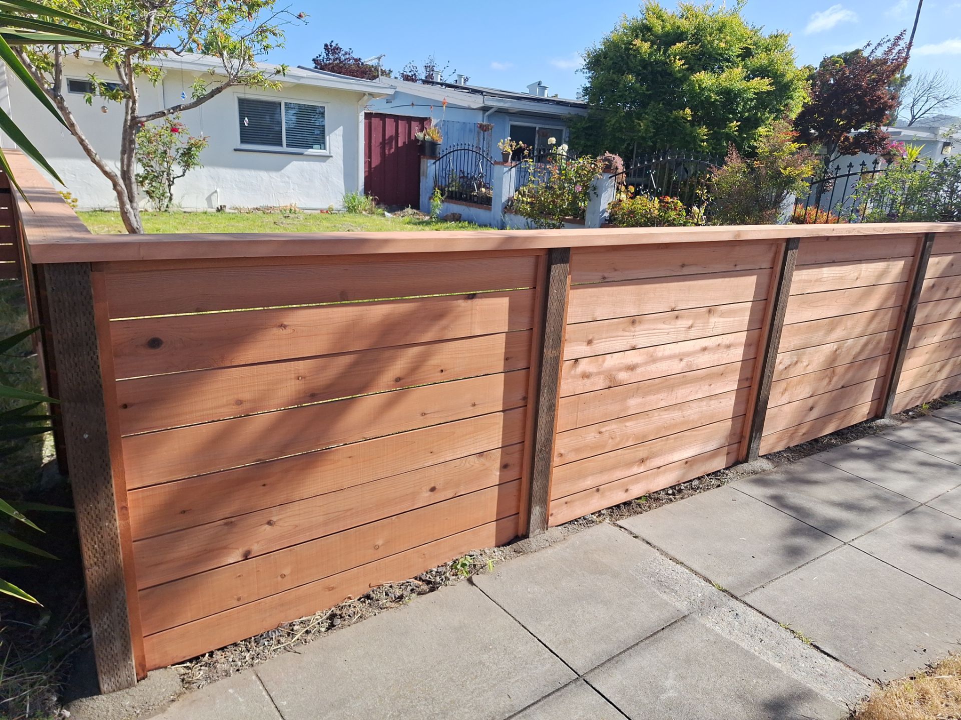 Good Neighbor Horizontal 1/4" Gaps - 4' High by Fremont Fence Inc