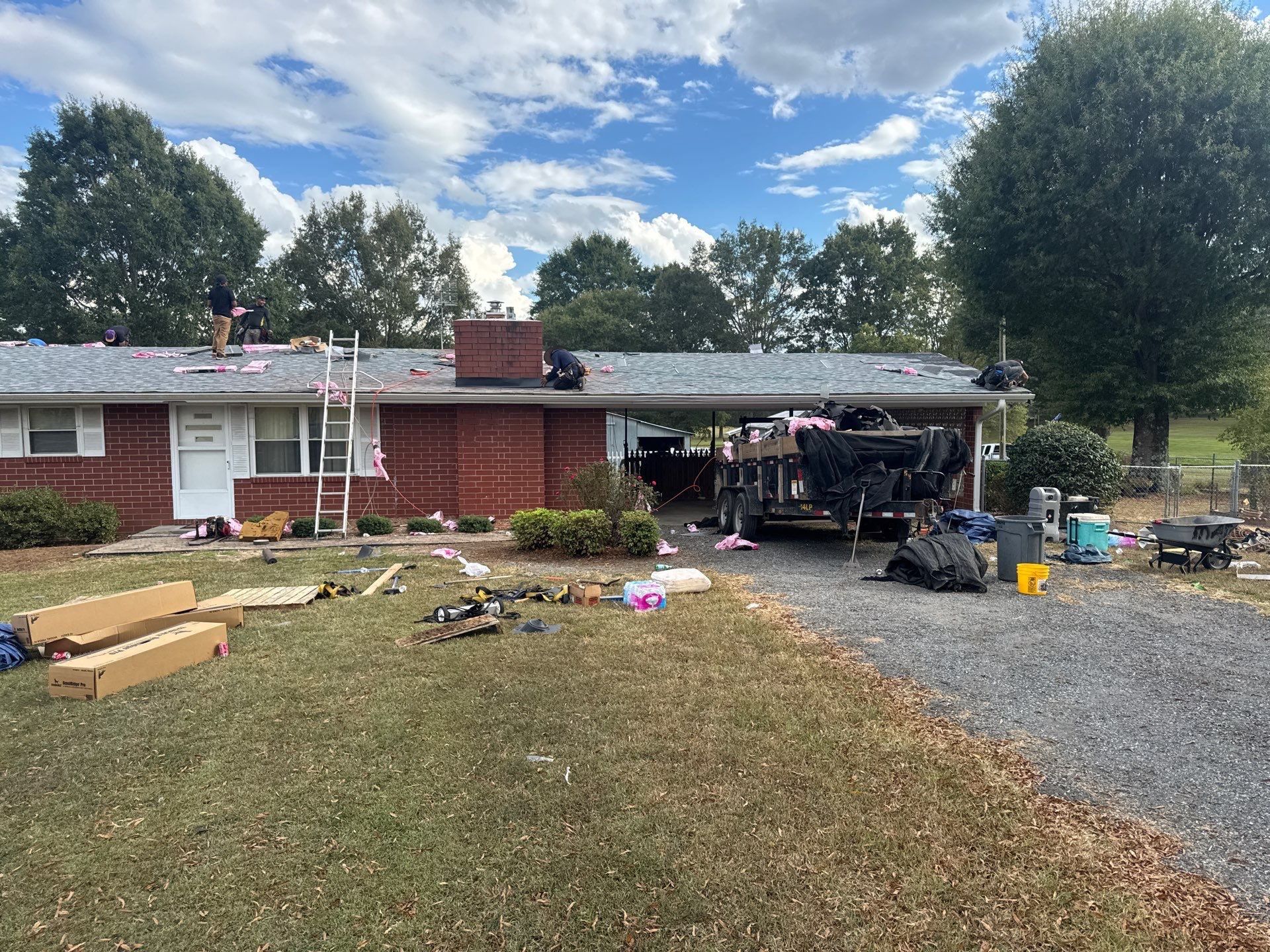 Project in Indian Trail by SkyGuard Roofing and Restoration