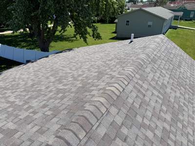 Turtle Shell gutter protection installation in Lena, IL 61048, photograph 12