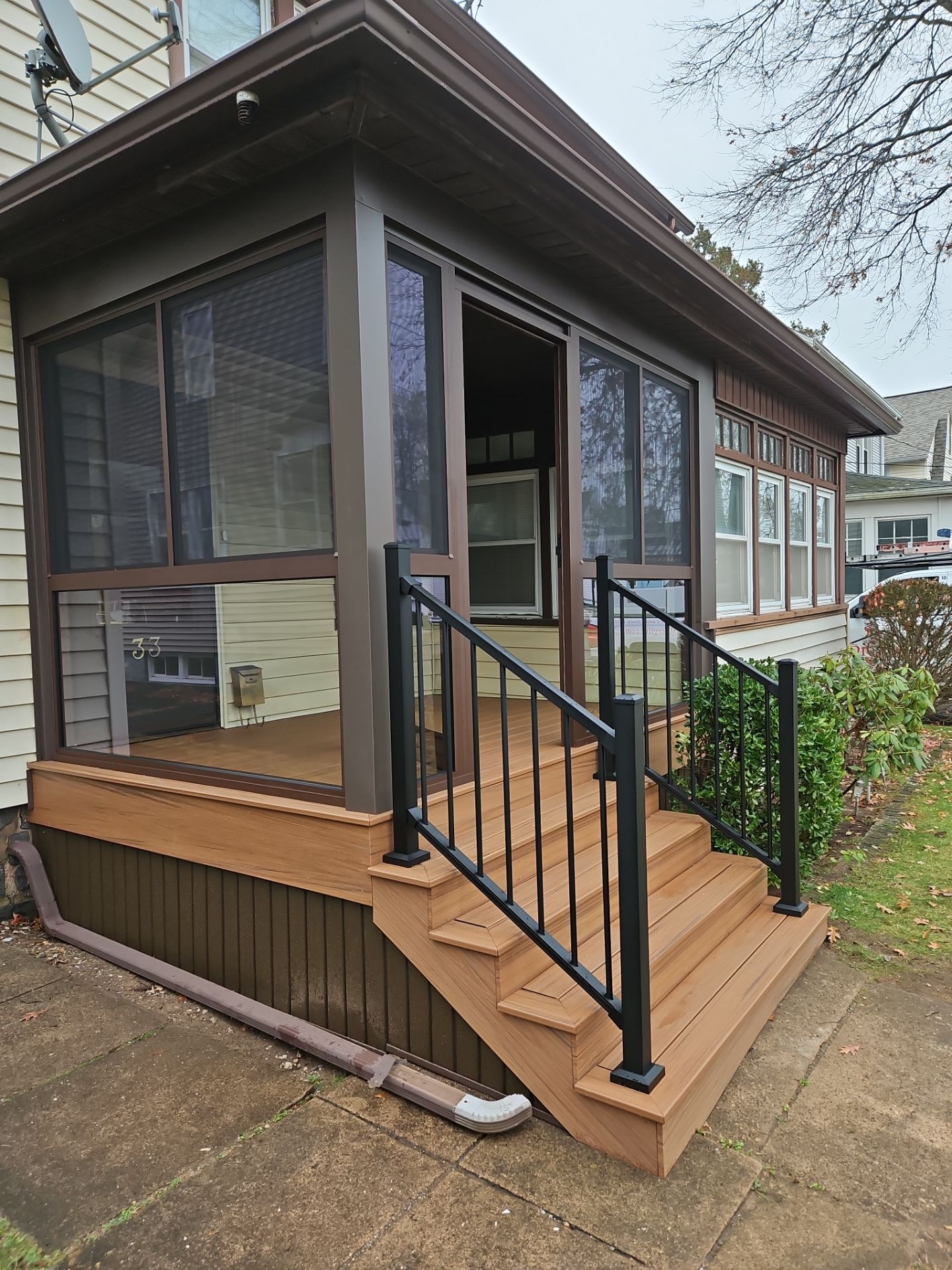 Summer Space Porch Enclosure by DiGiorgi Roofing and Siding Inc