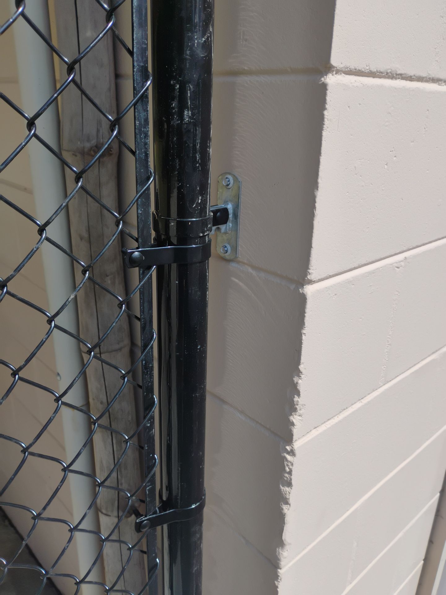 Black Vinyl Chain Link Fence Installation in Arcadia Florida by True Fence LLC