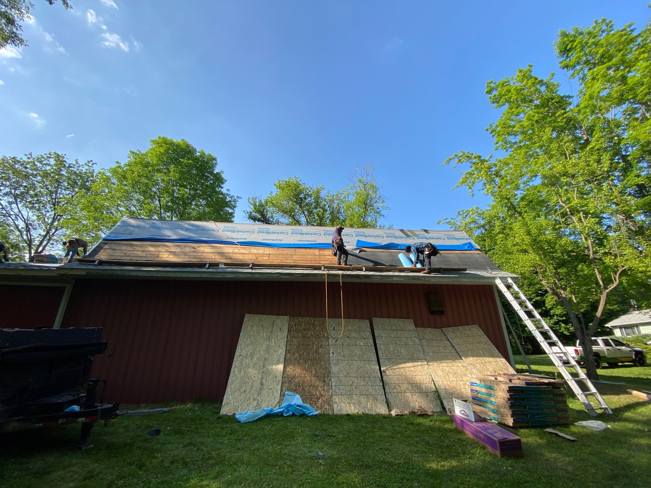 Roof Replacement using CertainTeed Landmark by 180 Contractors