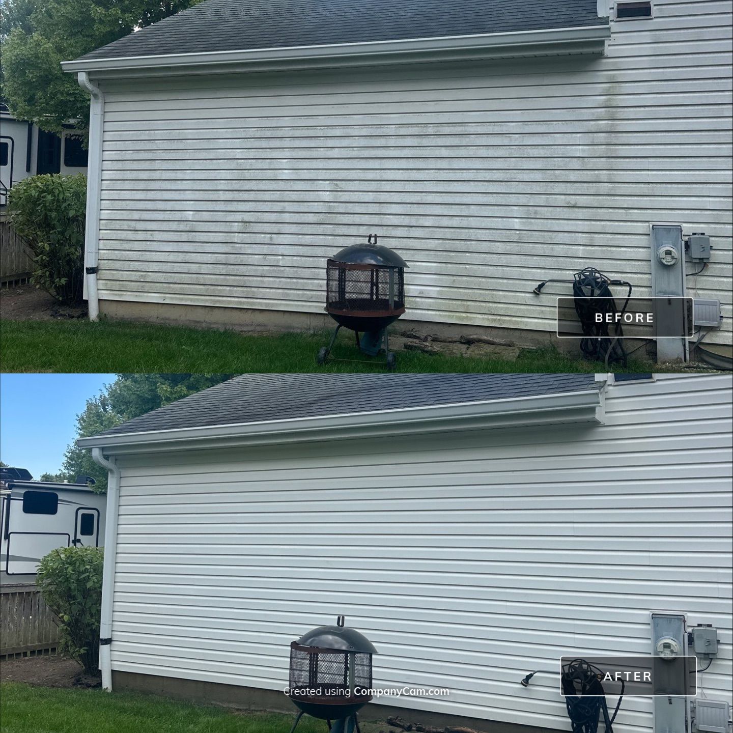 Project in Gurnee by Simmons Power & Soft Washing