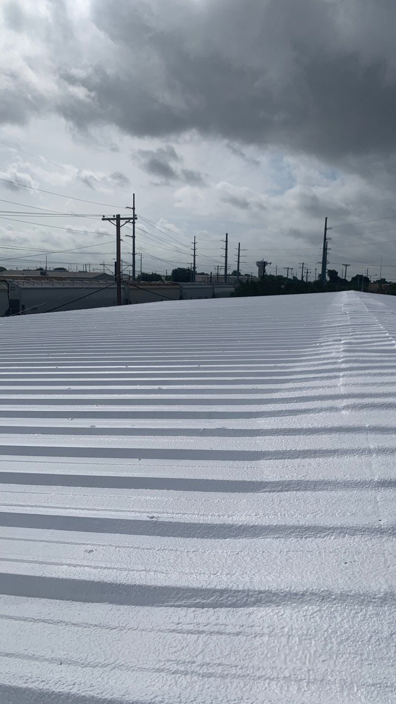 Foam & Metal Roof Restoration – Thermo Sensors (Garland, TX) by All Star Roofing LLC