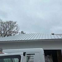 .032 Aluminum 1.5" Mechanical Seam Metallic Silver  by Total Roofing System The Metal Roof Experts