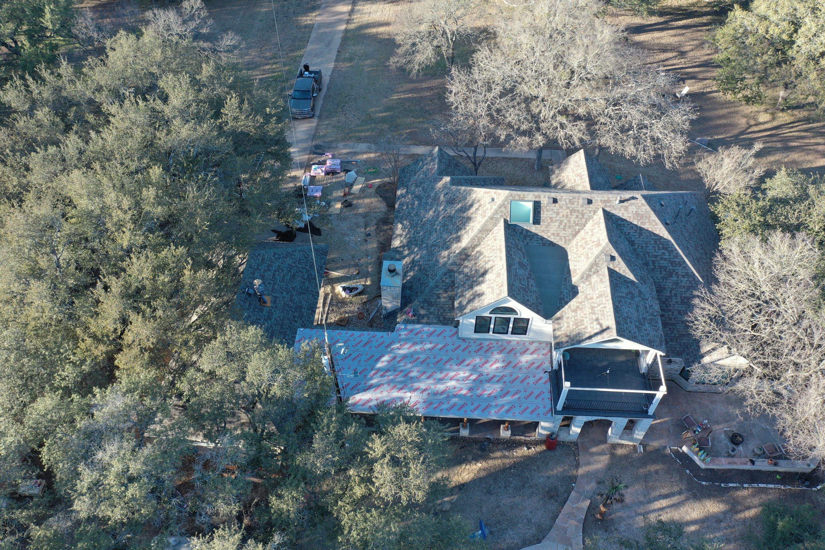 Residential Roof Replacement using Owens Corning Duration by Action Exteriors Austin