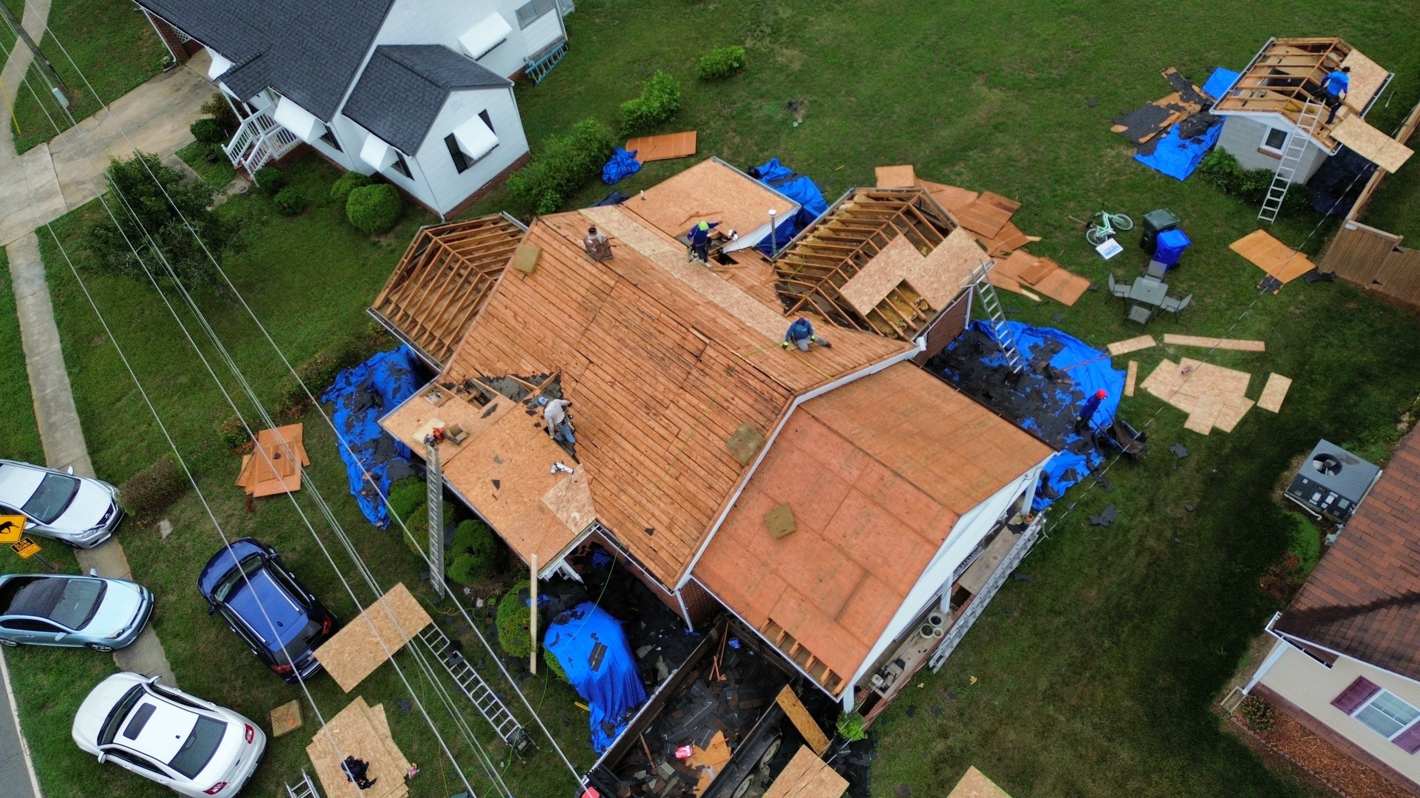 Complete Roofing System Replacement & Structural Decking Repairs by Carolina Professional Roofing, Inc  