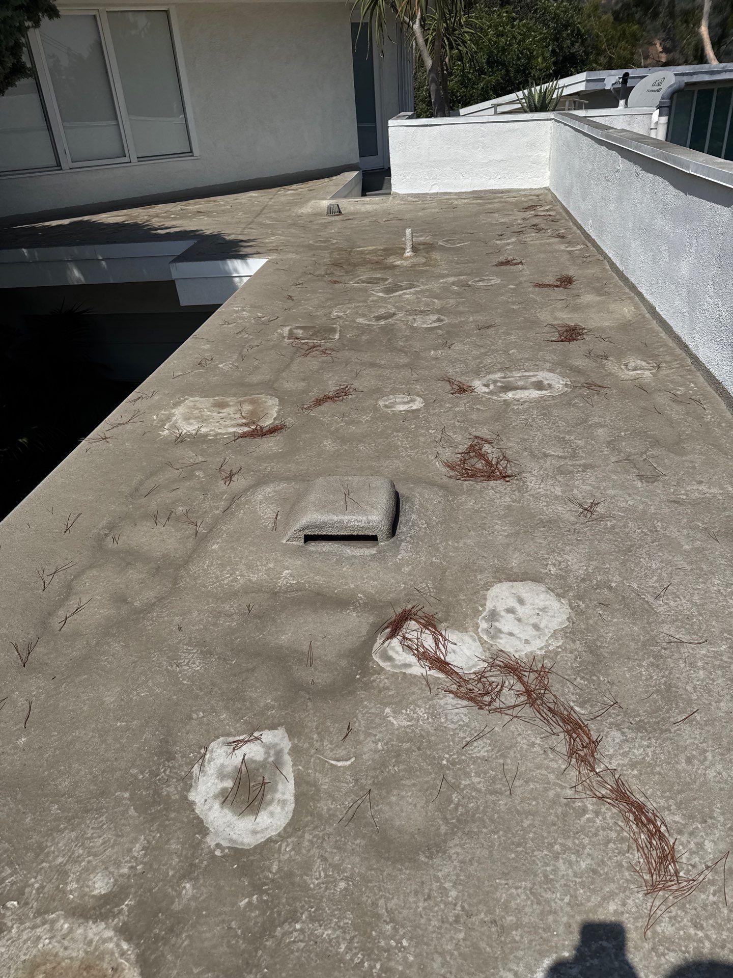 Silicone Membrane Re-coating  by Hull Brothers Roofing