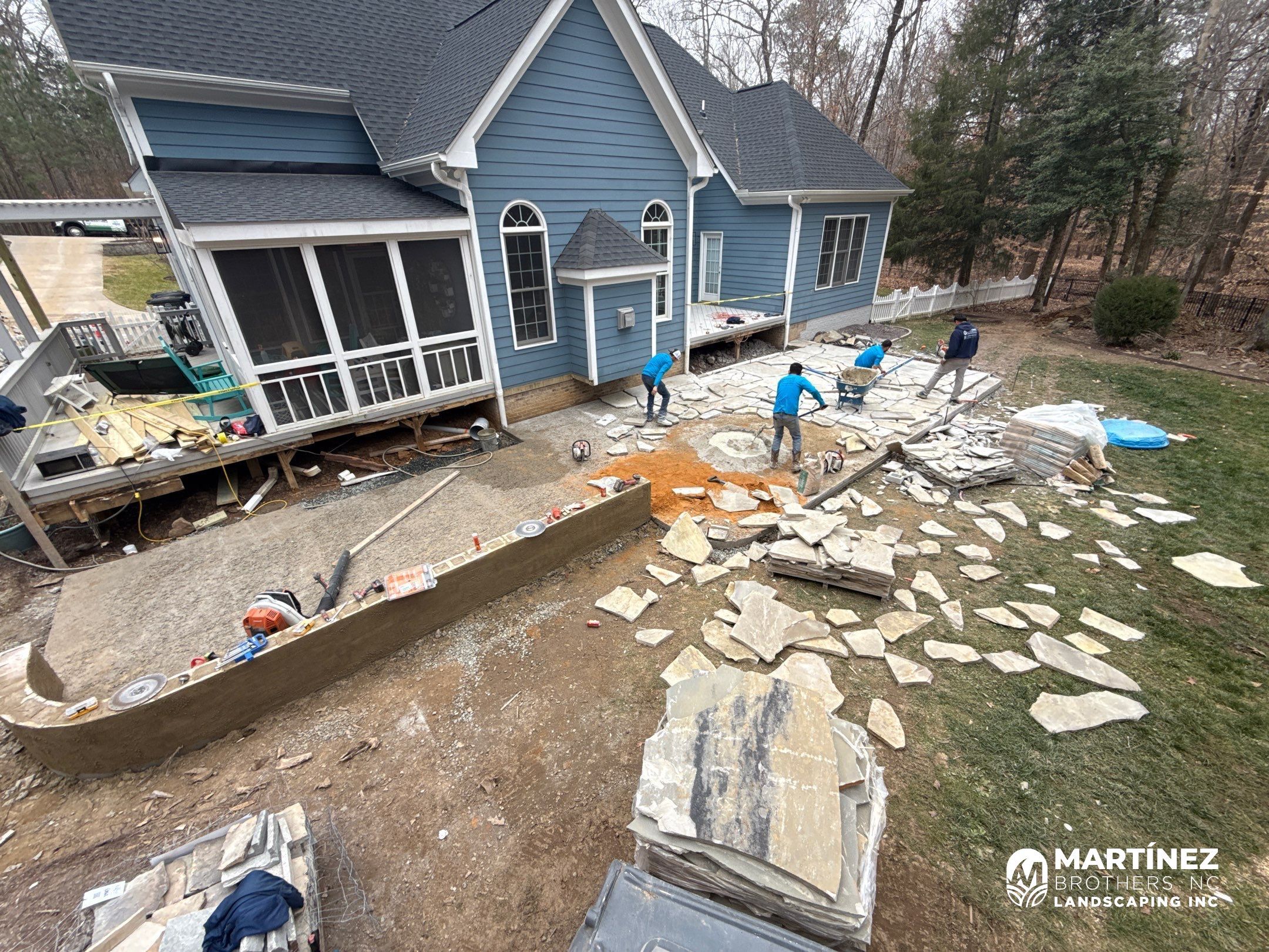 Hardscaping in Pittsboro by Martinez Brother’s Nc Landscaping Inc