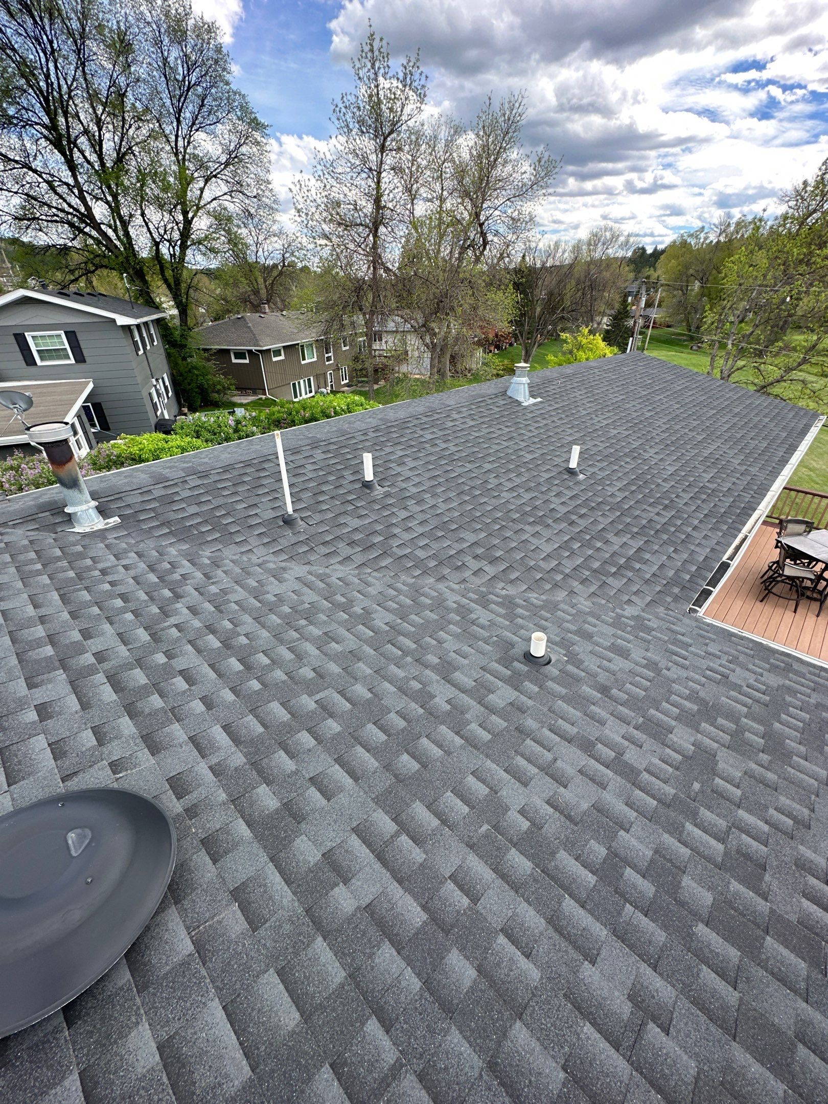 Residential Roofing Installation using Malarkey Shingles by Weather-Tite Exteriors LLC