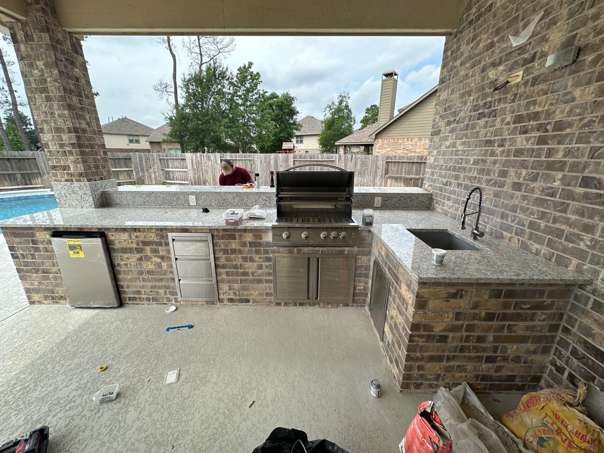 Summer Kitchen in Spring, TX by SophAlx LLC