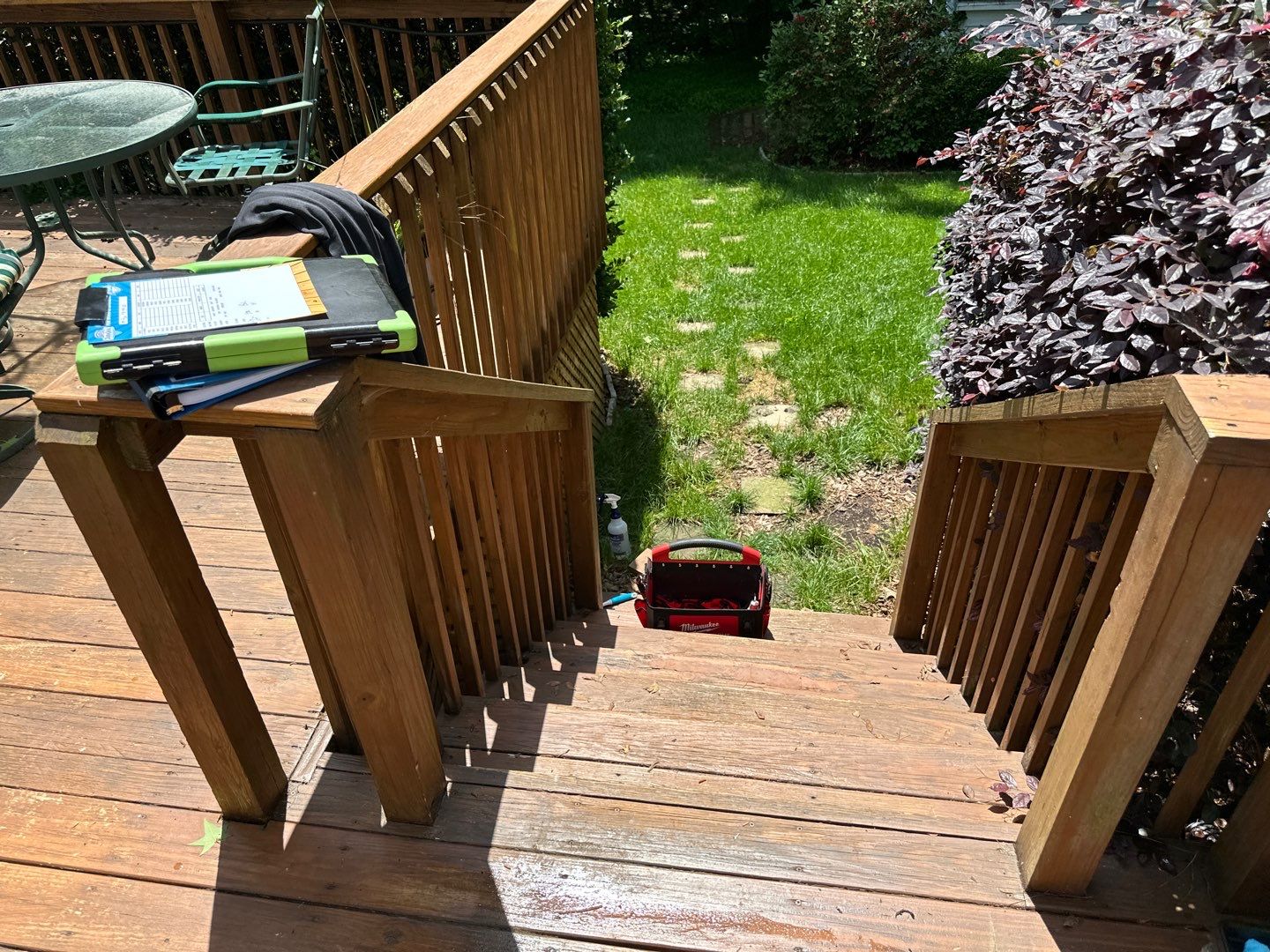 Weathered Deck using Wood Sealant by DuraSeal