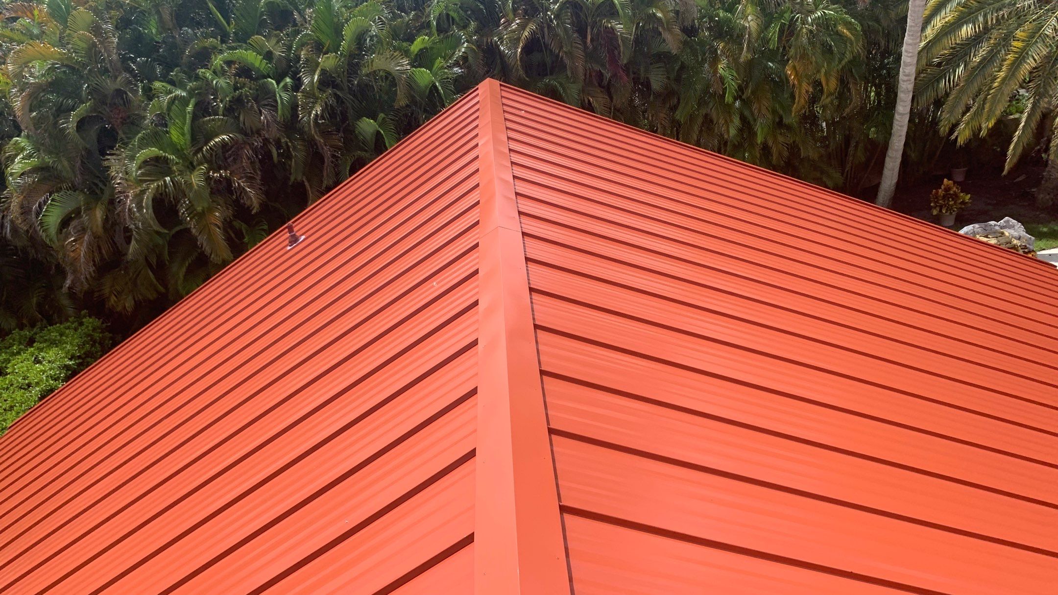 Residential Roofing Installation using 1" Nail strip metal roof by BLUES BROTHERS CONSTRUCTION CORP