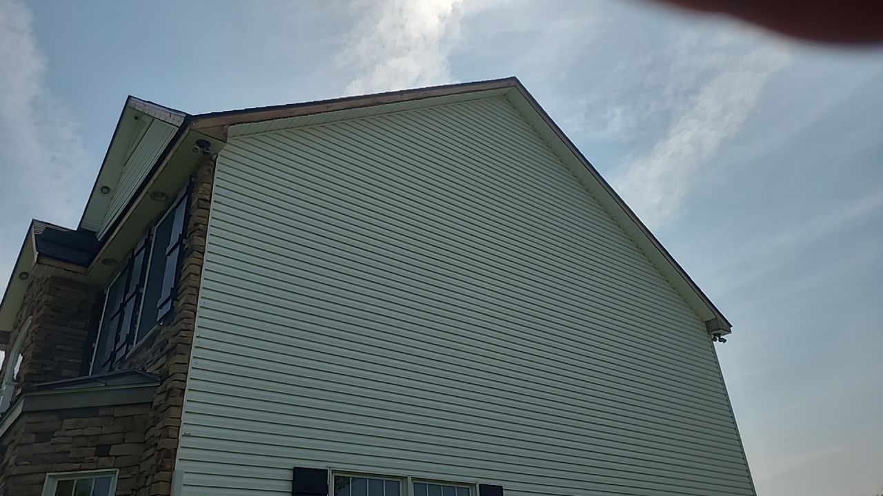Roof Damage using Certainteed Lifetime Roofing System- Moire Black Landmark Pro shingkes with shadow ridge caps. by BulletpROOF Exteriors