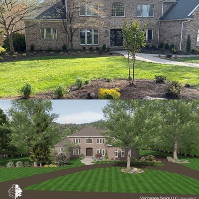  Landscape Renovation Front Planting and Lighting