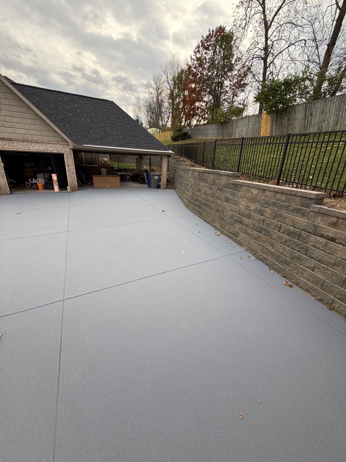 Steep Driveway Project in Sarver by Floors in a Day, Inc