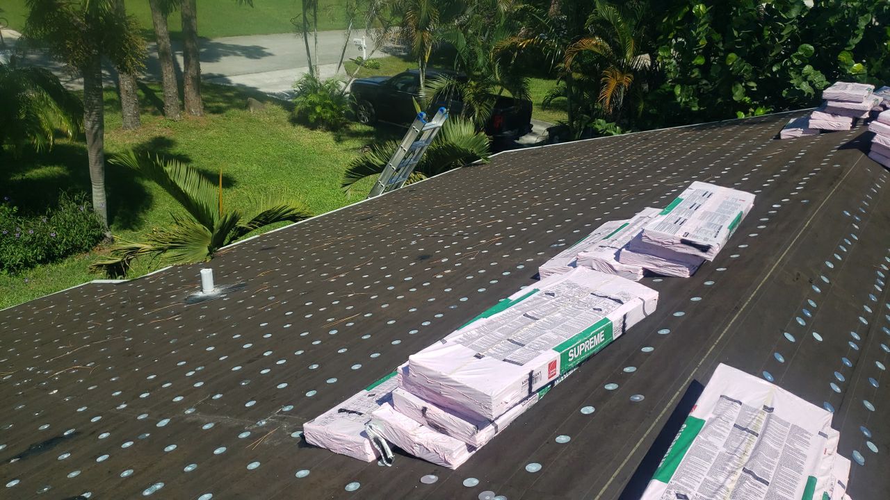 Residential Roofing Installation using Owens by BLUES BROTHERS ROOFING