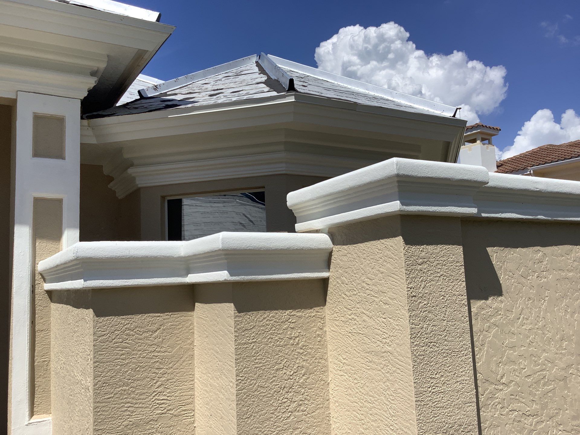 Splash Guard installation in Naples FL by Gutter Professors