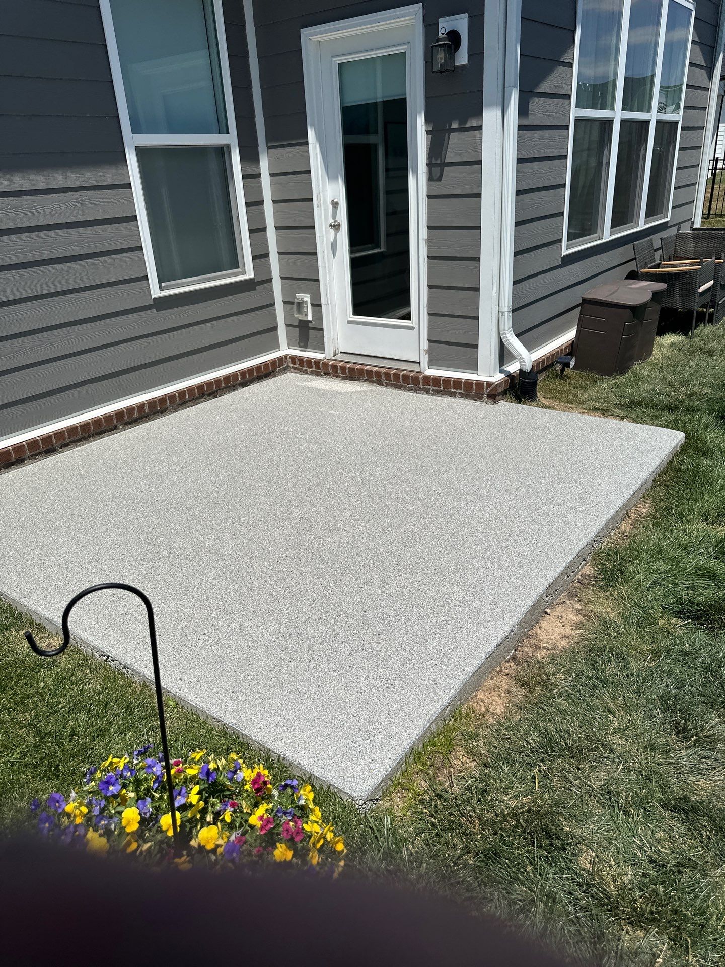 Patio Floor Coating using Quartzite by My Garage Floor Guys