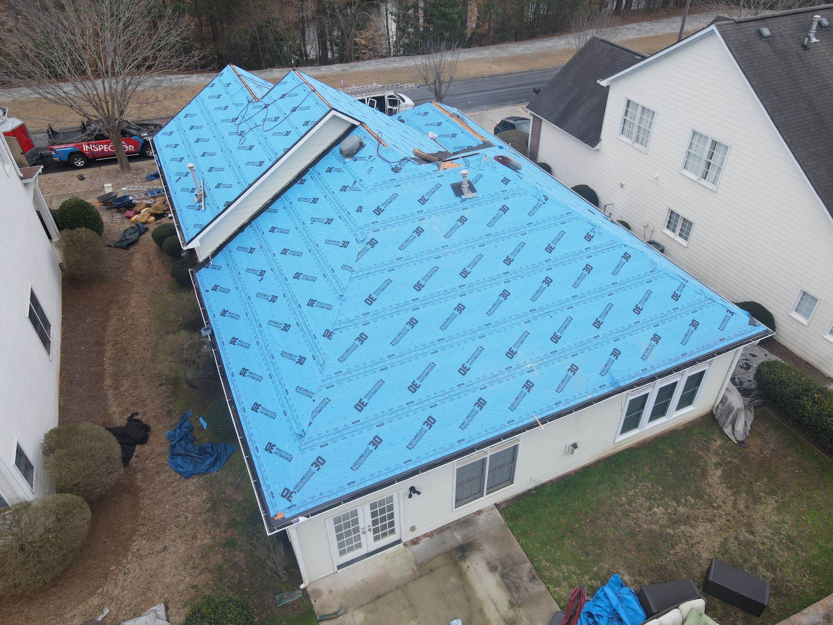 Residential Roofing Installation using Owens Corning by Inspector Roofing and Restoration