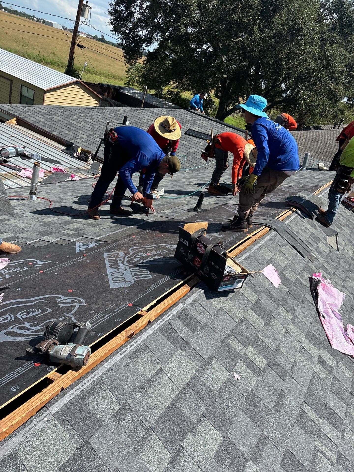 Residential Roofing Installation using Owen's Corning Duration (Lifetime) Shingles by Roof Repair Company