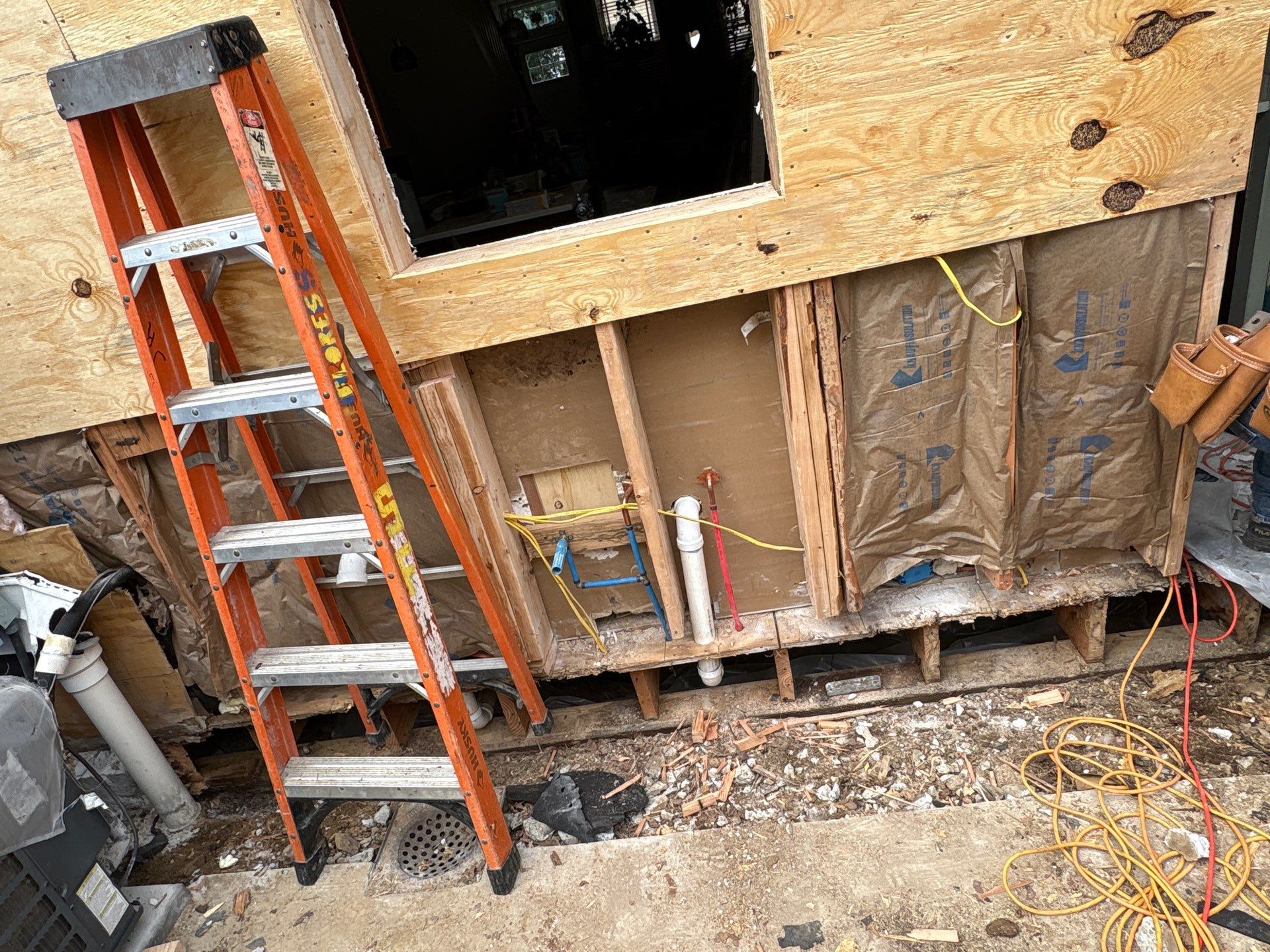 Back Wall Siding Replacement & Breezeway Roof. by Philadelphia Quality Roofing