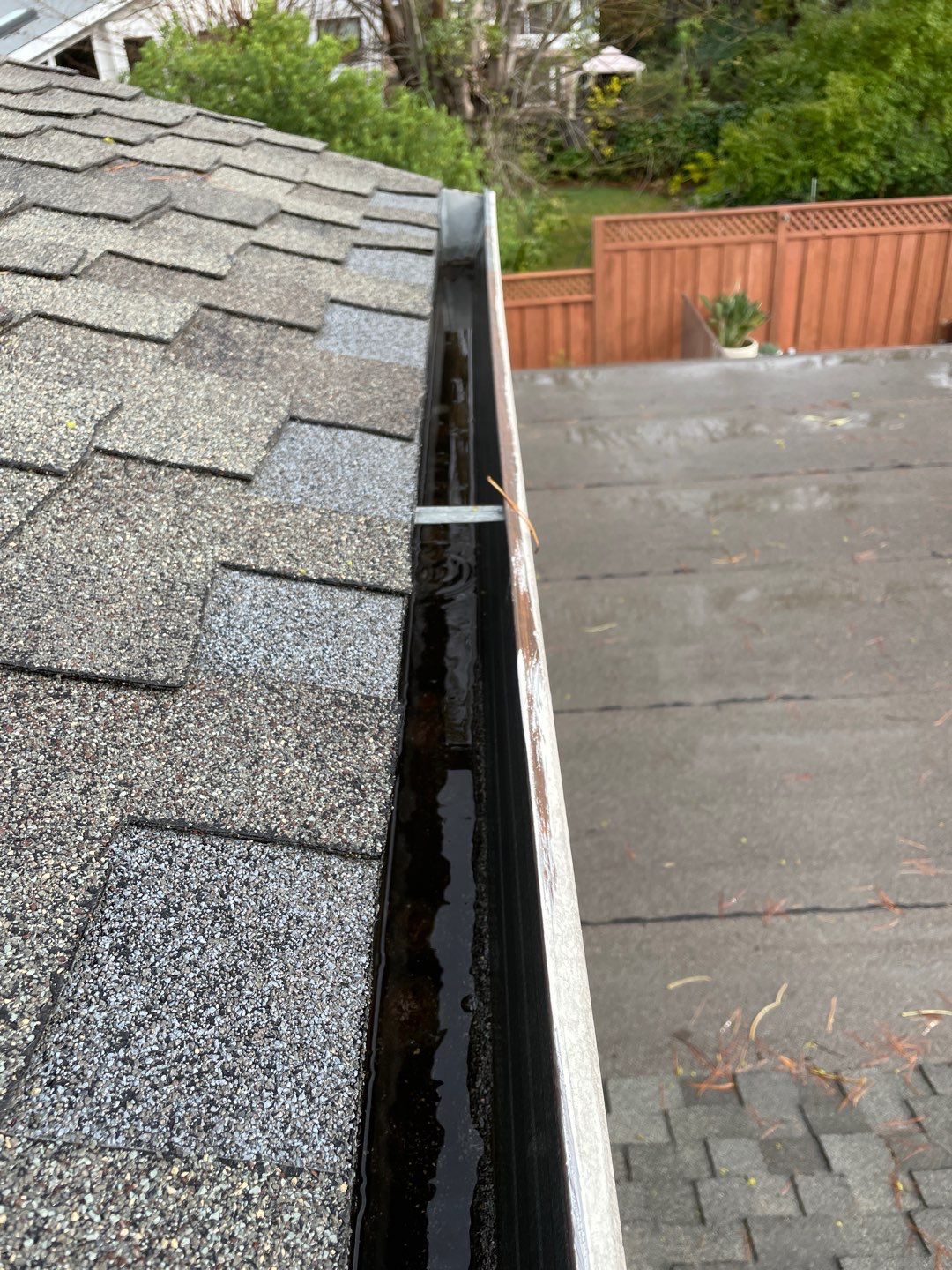 San Jose Gutter Cleaning on a 2 story home by All One Solar Shine